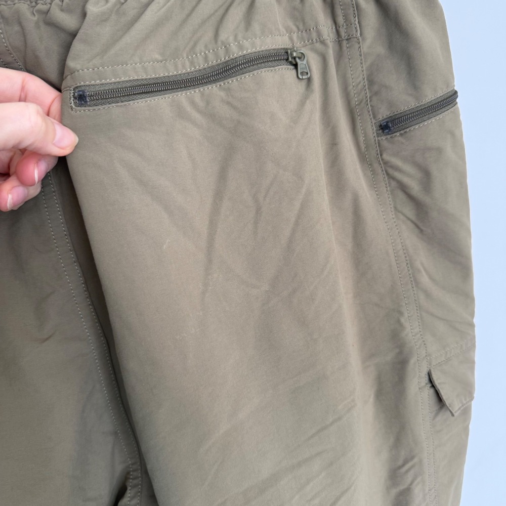 H9 Patagonia Gi III Cargo Shorts Mens XL Green Khaki Nylon Belted Hiking Outdoor - Picture 7 of 8